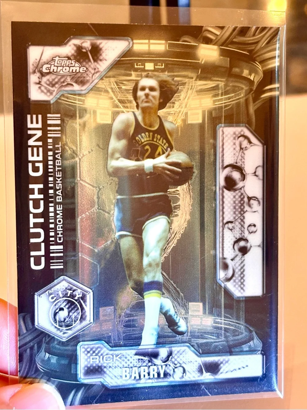 Rick Barry Topps Chrome Update Series Clutch Gene Golden State Warriors Card